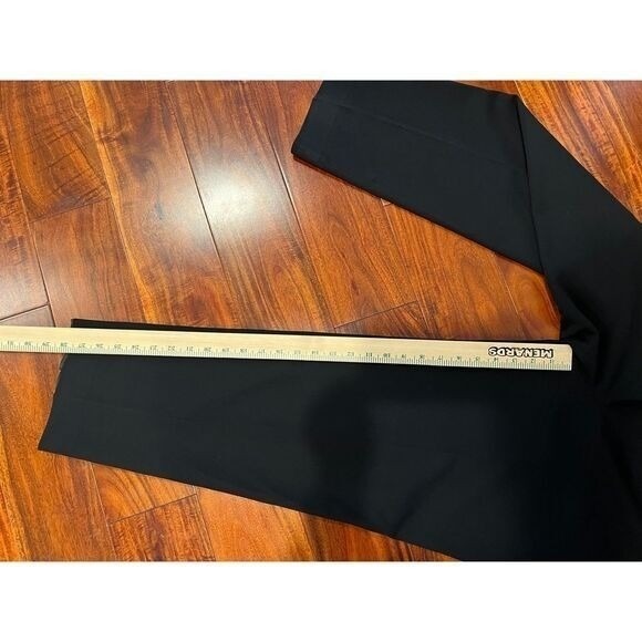 Talbots Sz 8 Black Dressy lined Side Zip Wide Leg pants GORGEOUS! Excellent cond - Picture 6 of 6